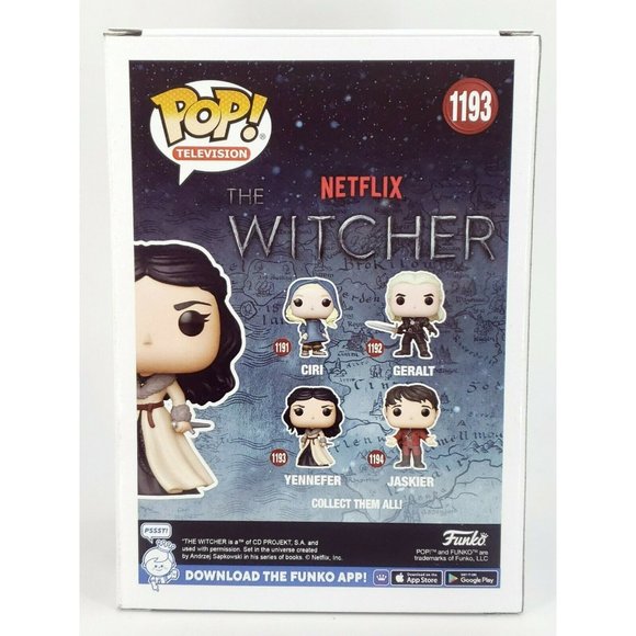 Funko 1193 YENNEFER Netflix The Witcher Television with Dagger New Unopened 2021 - Picture 5 of 8